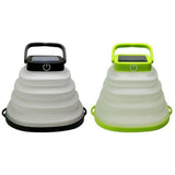 2Pcs Collapsiable Solar Lamp -Black and Green