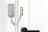 2Pcs Door Security Chain Lock Door Chain Lock with 12 Screws for Wood Door-Silver