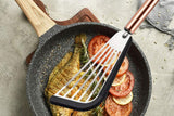 2Pcs Nonstick Cookware Spatula With Silicone Edge Heat Resistant Kitchen Cooking Thin Spatula Flipper