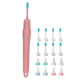 32pcs Ear Wax Remover Tool Reusable Spiral Ear Wax Remover Silicone Ear Cleaner for Adults Kids -Pink and green
