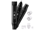 3-in-1 Electric Shaver Nose Hair Trimmer for Face Body Bikini Underarm and Legs - Black