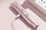 3-in-1 Electric Shaver Nose Hair Trimmer for Face Body Bikini Underarm and Legs - Rose Gold