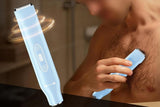 3-in-1 Electric Shaver Nose Hair Trimmer for Face Body Bikini Underarm and Legs - Sky Blue