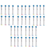 40pcs 3D Whitening Replacement Brush Heads Compatible with Oral-B Toothbrush