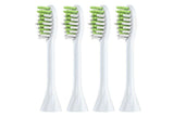 4Pcs Replacement Toothbrush Heads Compatible with Philips Series Soft Bristles -White