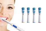 4 Piece Best Double Clean Replacement Brush Heads Compatible With Oral-B