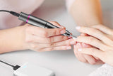 Electric Manicure Tools Kit File Machine Cordless Nail Drill Trimmer Nail Grind Trim Polish-Gray