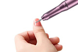 Electric Manicure Tools Kit File Machine Cordless Nail Drill Trimmer Nail Grind Trim Polish-Purple
