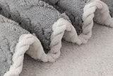 2pcs Pet Blanket for Couch Protection Water Resistance Cats Dogs Blanket for Furniture Protector-Grey L