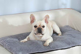 2Pcs Pet Blanket Self-Heating Bed Pad Cat Dog Self-Warming Cushion-Grey S