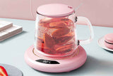 Electric Coffee Mug Warmer USB Cup With 3 Temp Settings-Pink In Australia - Darrahopens
