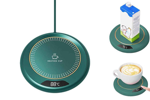 Electric Coffee Mug Warmer USB Cup With 3 Temp Settings-Green In Australia - Darrahopens