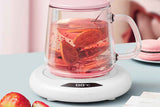 Electric Coffee Mug Warmer USB Cup With 3 Temp Settings-White In Australia - Darrahopens