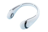 Portable Neck Fan Mini Hanging Neck Fan Rechargeable Personal Fan Hands Free Cooling Fan-White In Australia - Darrahopens