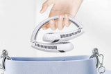 Portable Neck Fan Mini Hanging Neck Fan Rechargeable Personal Fan Hands Free Cooling Fan-White In Australia - Darrahopens