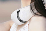 Portable Neck Fan Mini Hanging Neck Fan Rechargeable Personal Fan Hands Free Cooling Fan-White In Australia - Darrahopens