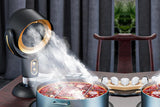Portable Smoke Purifier Fan Removes Odors Dust Smoke for Cooking and Camping BBQ -BlackGold