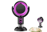 Portable Smoke Purifier Fan Removes Odors Dust Smoke for Cooking and Camping BBQ -BlackPurple In Australia - Darrahopens