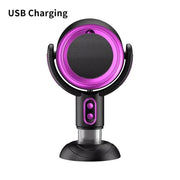 Portable Smoke Purifier Fan Removes Odors Dust Smoke for Cooking and Camping BBQ -BlackPurple In Australia - Darrahopens
