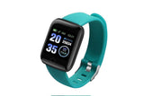 116plus Waterproof Smart Watch Sports Fitness Trackaer with Heart Rate Monitor for Men and Women-Purple In Australia - Darrahopens