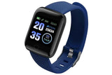 116plus Waterproof Smart Watch Sports Fitness Trackaer with Heart Rate Monitor for Men and Women-Black In Australia - Darrahopens