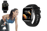2Pcs Smart Watch Water-Resistant Smartwatch Heart Rate Fitness Tracker-Black In Australia - Darrahopens