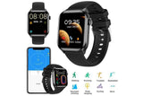 2Pcs Smart Watch Water-Resistant Smartwatch Heart Rate Fitness Tracker-Black In Australia - Darrahopens