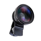 Cell Phone Camera Lens 2 in1 Portable Wide Angle Macro Cell Phone Camera Lens Kit -Black In Australia - Darrahopens