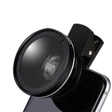 Cell Phone Camera Lens 2 in1 Portable Wide Angle Macro Cell Phone Camera Lens Kit -Black In Australia - Darrahopens