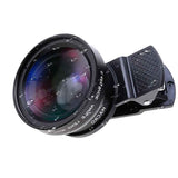 Cell Phone Camera Lens 2 in1 Portable Wide Angle Macro Cell Phone Camera Lens Kit -Black In Australia - Darrahopens