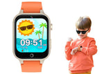 Kids Smart Watch Touch Screen Elastic Strap Smartwatch With Video Camera Pedometer-Orange In Australia - Darrahopens