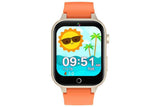 Kids Smart Watch Touch Screen Elastic Strap Smartwatch With Video Camera Pedometer-Orange In Australia - Darrahopens