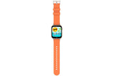 Kids Smart Watch Touch Screen Elastic Strap Smartwatch With Video Camera Pedometer-Orange