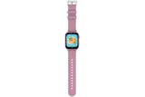 Kids Smart Watch Touch Screen Elastic Strap Smartwatch With Video Camera Pedometer-Pink