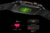 Military Smart Watch 1.95-Inch Fitness Tracker with Heart Rate Sleep Monitor 100 Sports Modes Activity Tracker-Black In Australia - Darrahopens