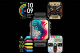 Military Smart Watch 1.95-Inch Fitness Tracker with Heart Rate Sleep Monitor 100 Sports Modes Activity Tracker-Black In Australia - Darrahopens