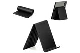 Portable Silicone Phone Stand Desk Holder for Office Travel Airplane-Black In Australia - Darrahopens