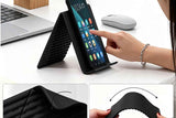 Portable Silicone Phone Stand Desk Holder for Office Travel Airplane-Black In Australia - Darrahopens
