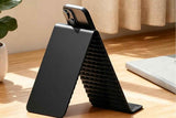 Portable Silicone Phone Stand Desk Holder for Office Travel Airplane-Black In Australia - Darrahopens
