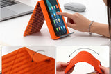 Portable Silicone Phone Stand Desk Holder for Office Travel Airplane-Orange In Australia - Darrahopens
