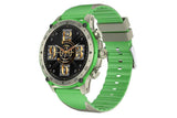 Smart Watch 1.43-Inch Fitness Watch with 24H Heart Rate Blood Pressure Blood Oxygen Female Physiological Flashlight Activity Tracker-Green In Australia - Darrahopens