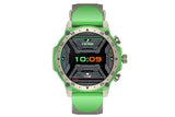 Smart Watch 1.43-Inch Fitness Watch with 24H Heart Rate Blood Pressure Blood Oxygen Female Physiological Flashlight Activity Tracker-Green