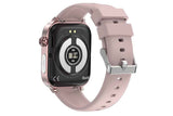 Smart Watch 1.96-Inch ECG Fitness Tracker with Heart Rate Blood Oxygen Blood Glucose Uric Acid and Blood Lipid 100 Sports Modes Activity Tracker-Pink In Australia - Darrahopens