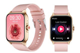 SmartWatch 1.85in Fitness Tracker with Heart Rate Sleep Monitor Answer/Make Calls 100 Sport Modes for Android iOS -Pink In Australia - Darrahopens