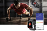 Smart Watch 1.85-Inch Fitness Watch with Heart Rate Noninvasive Blood Sugar Monitor HRV Detection Body Temperature SOS Call Activity Tracker-Black In Australia - Darrahopens