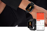 Smart Watch 1.85-Inch Fitness Watch with Heart Rate Noninvasive Blood Sugar Monitor HRV Detection Body Temperature SOS Call Activity Tracker-Black In Australia - Darrahopens