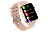 Smart Watch 1.85-Inch Fitness Watch with Heart Rate Noninvasive Blood Sugar Monitor HRV Detection Body Temperature SOS Call Activity Tracker-Pink In Australia - Darrahopens