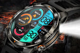 Smart Watch Fitness Tracker with Call Function 100 Sport Modes Heart Rate Sleep Monitor-Black
