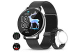 Smart Watch with Bluetooth Call and Sleep Monitor Fitness Tracker Watch-Black