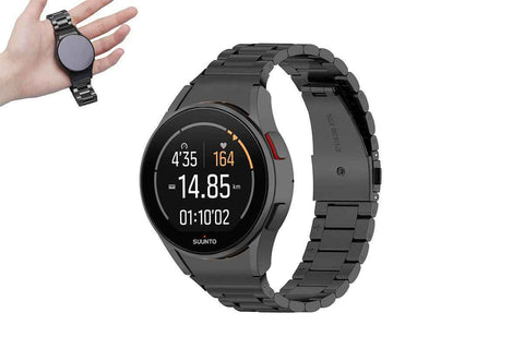 Solid Rugged Stainless Steel Band Compatible With Samsung Galaxy Watch 6 5 4-Black In Australia - Darrahopens